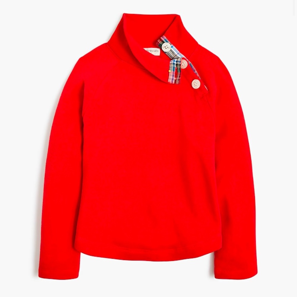 CREWCUTS Girls' button-neck pullover